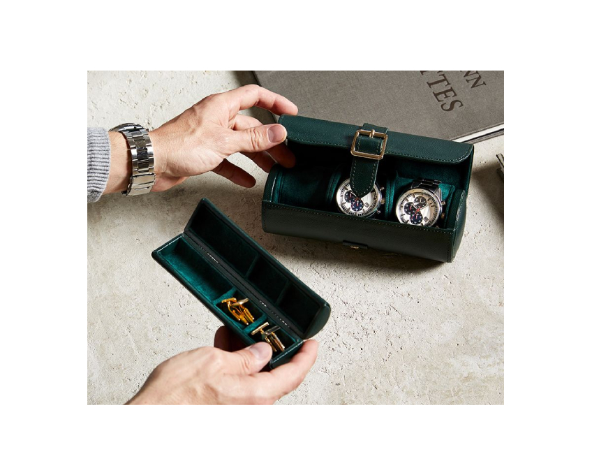 WOLF 1834, British Racing Triple Watch Roll, SKU: 792941 | watchphilosophy.co.uk