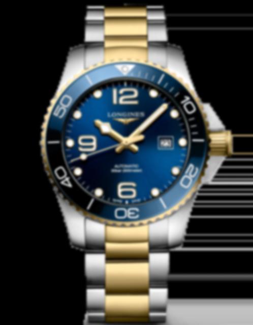 Men's watch / unisex LONGINES, HydroConquest / 43mm, SKU: L3.782.3.96.7 | watchphilosophy.co.uk