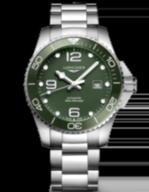 Men's watch / unisex LONGINES, HydroConquest / 43mm, SKU: L3.782.4.06.6 | watchphilosophy.co.uk