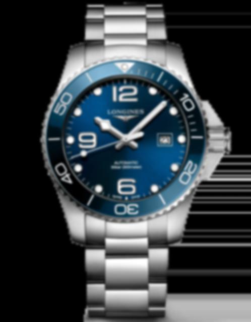 Men's watch / unisex LONGINES, HydroConquest / 43mm, SKU: L3.782.4.96.6 | watchphilosophy.co.uk