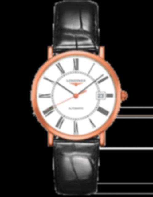 Men's watch / unisex LONGINES, Elegant Collection / 37mm, SKU: L4.787.8.11.4 | watchphilosophy.co.uk