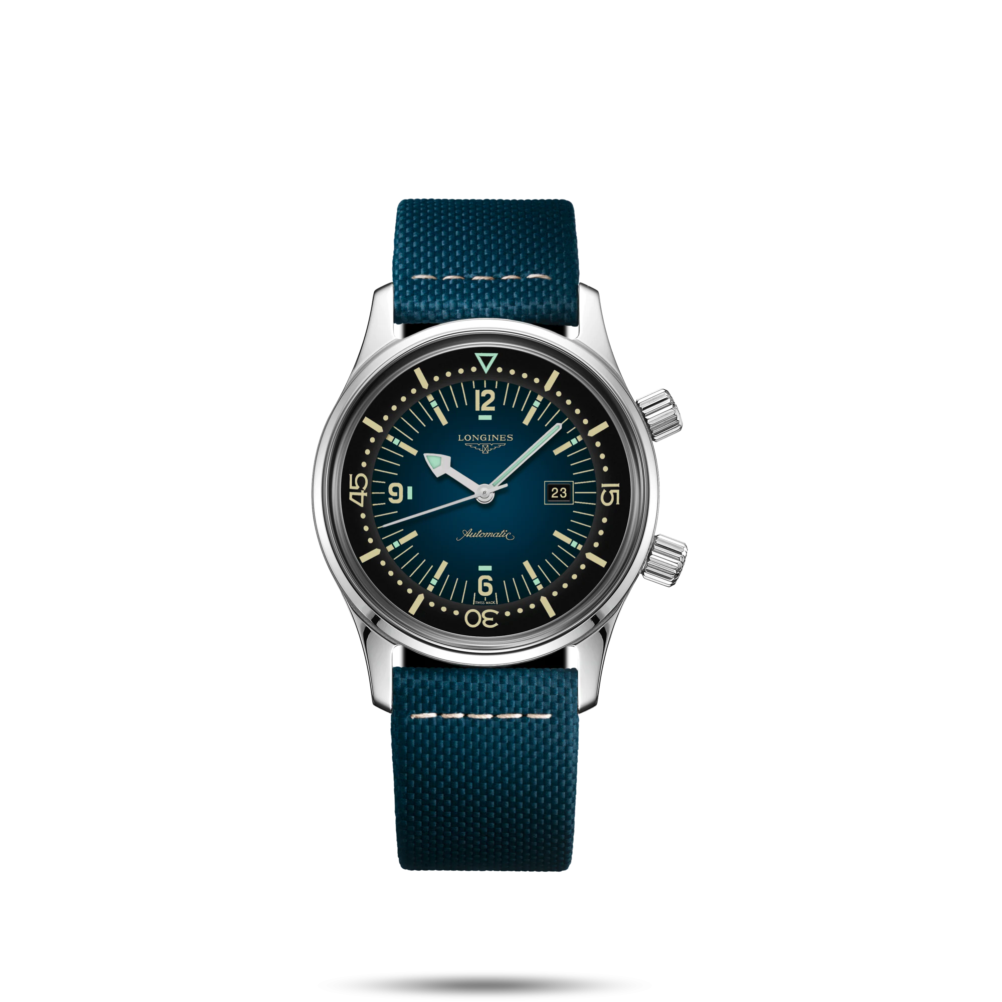 Men's watch / unisex  LONGINES, Legend Diver Watch / 36mm, SKU: L3.374.4.90.2 | watchphilosophy.co.uk