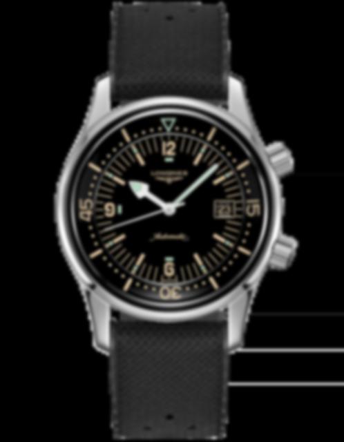 Men's watch / unisex LONGINES, Legend Diver Watch / 42mm, SKU: L3.774.4.50.9 | watchphilosophy.co.uk