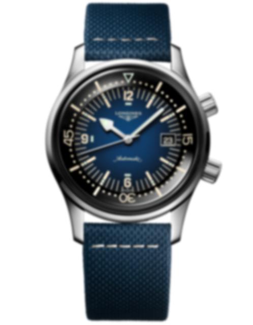 Men's watch / unisex LONGINES, Legend Diver Watch / 42mm, SKU: L3.774.4.90.2 | watchphilosophy.co.uk