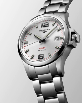 Men's watch / unisex  LONGINES, Conquest V.H.P. / 43mm, SKU: L3.726.4.76.6 | watchphilosophy.co.uk