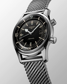 Men's watch / unisex  LONGINES, Legend Diver Watch / 42mm, SKU: L3.774.4.50.6 | watchphilosophy.co.uk