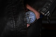 Men's watch / unisex MÜHLE-GLASHÜTTE, Lunova Chronograph / 42.3mm, SKU: M1-43-06-LB | watchphilosophy.co.uk