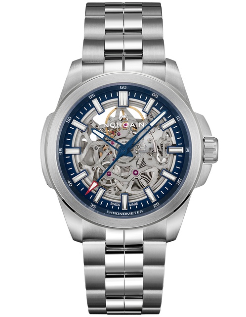 Men's watch / unisex NORQAIN, Independence Skeleton / 42mm, SKU: N3000S03A/301A/102SI | watchphilosophy.co.uk