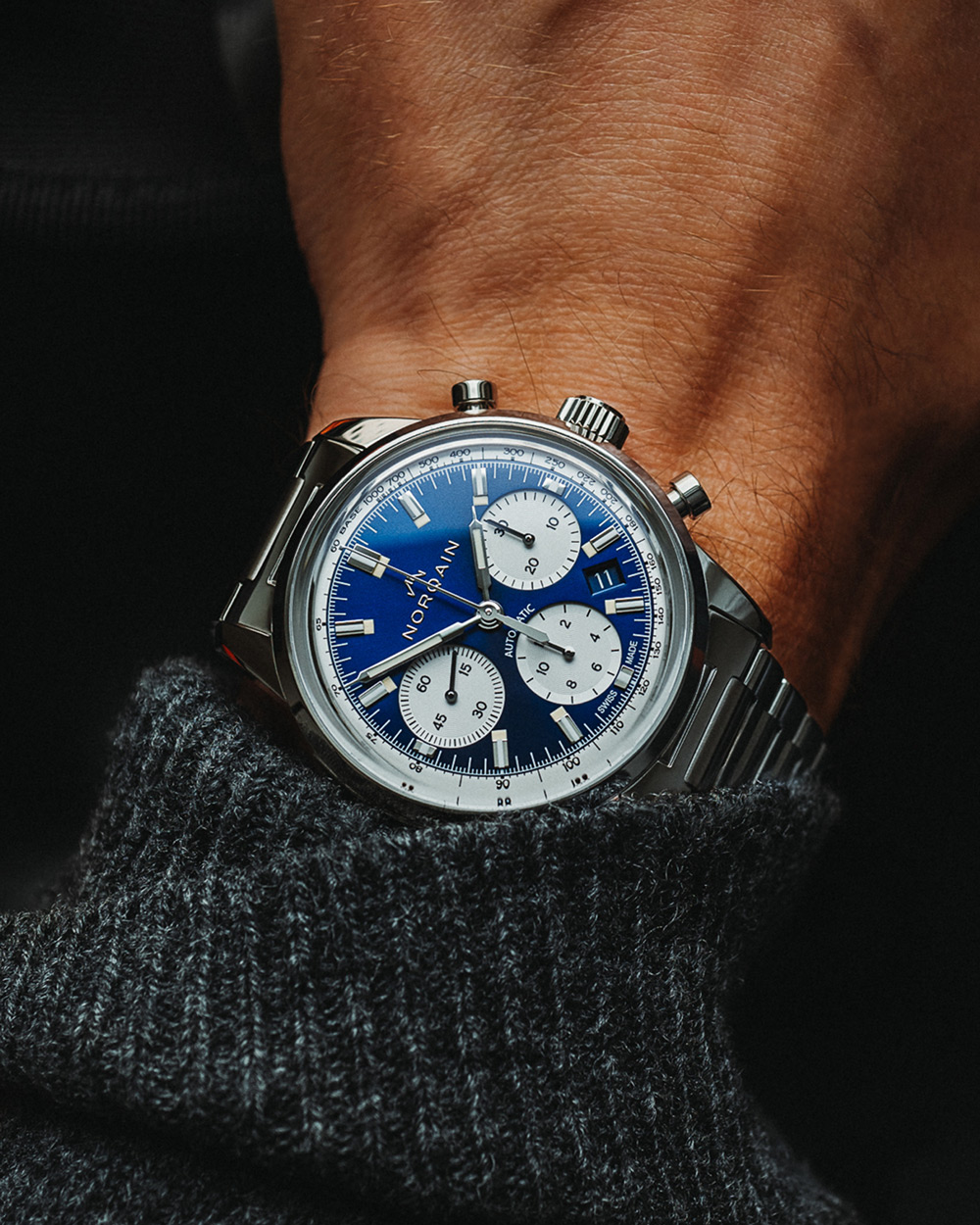 Men's watch / unisex NORQAIN, Freedom 60 Chrono / 40mm, SKU: N2201S22C/A221/201SG | watchphilosophy.co.uk