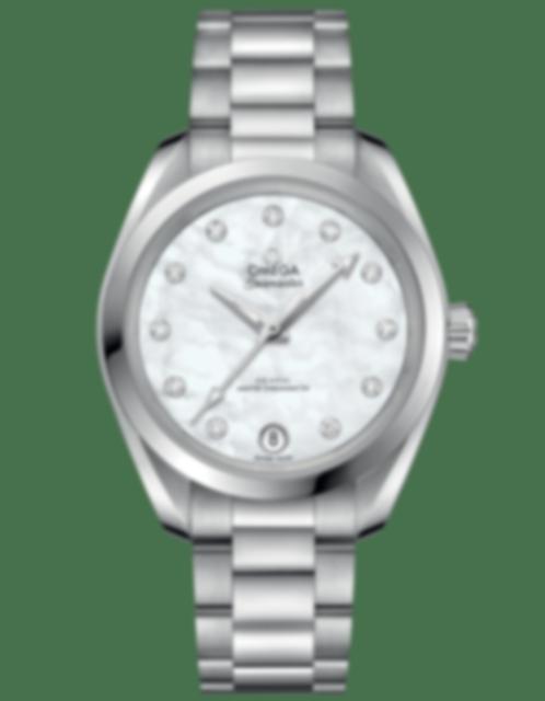 Ladies' watch  OMEGA, Seamaster Aqua Terra 150m Co Axial Master Chronometer / 34mm, SKU: 220.10.34.20.55.001 | watchphilosophy.co.uk