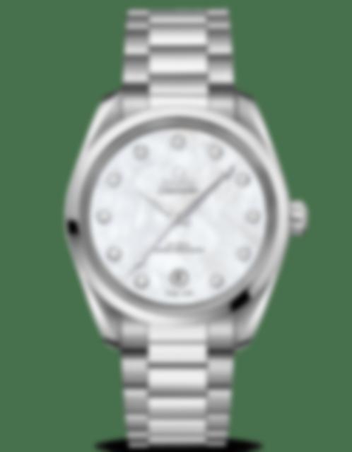 Ladies' watch OMEGA, Seamaster Aqua Terra 150m Co Axial Master Chronometer Ladies / 38mm, SKU: 220.10.38.20.55.001 | watchphilosophy.co.uk
