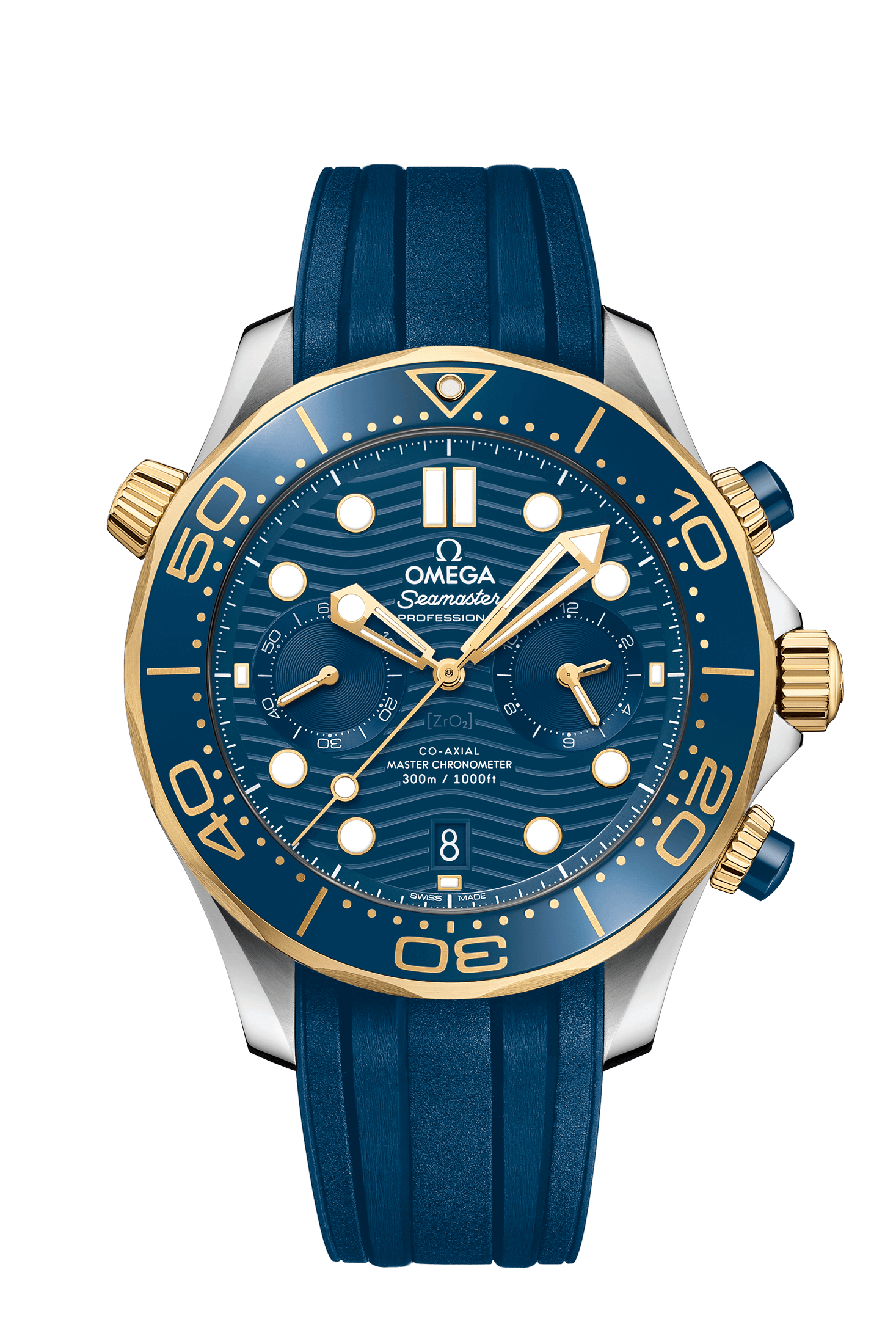 Men's watch / unisex  OMEGA, Diver 300m Co Axial Master Chronometer Chronograph / 44mm, SKU: 210.22.44.51.03.001 | watchphilosophy.co.uk
