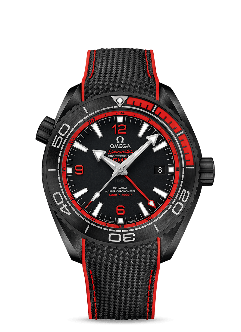 Men's watch / unisex  OMEGA, Seamaster Planet Ocean GMT Deep Black 600M / 45.5mm, SKU: 215.92.46.22.01.003 | watchphilosophy.co.uk