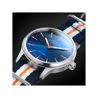 Men's watch / unisex MÜHLE-GLASHÜTTE, Panova Blue / 40 mm, SKU: M1-40-72-NB-I | watchphilosophy.co.uk