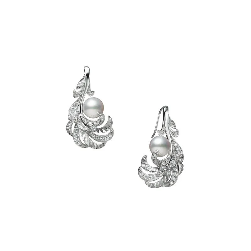 Women Jewellery MIKIMOTO, Feather Collection, SKU: PE1730DW | watchphilosophy.co.uk