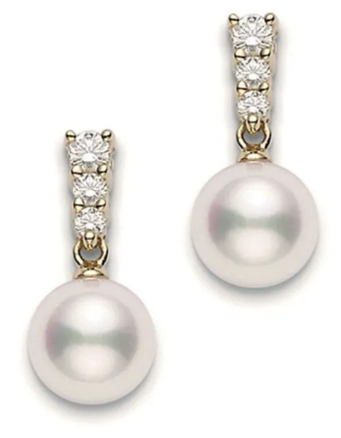 Women Jewellery MIKIMOTO, Morning Dew, SKU: PEL642DK | watchphilosophy.co.uk