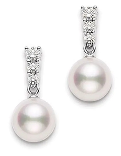 Women Jewellery MIKIMOTO, Morning Dew, SKU: PEL642DW | watchphilosophy.co.uk