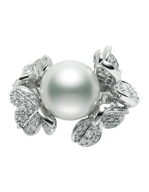 Women Jewellery MIKIMOTO, Fortune Leaves Collection, SKU: PR1434NDW | watchphilosophy.co.uk