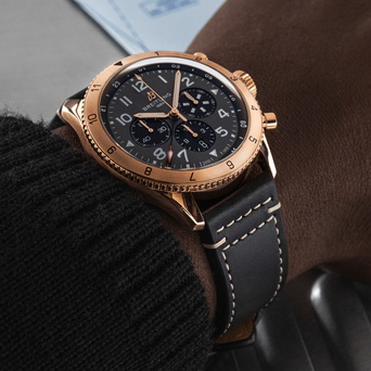 Men's watch / unisex  BREITLING, Super AVI B04 Chronograph GMT P-51 Mustang / 46mm, SKU: RB04451A1B1X1 | watchphilosophy.co.uk