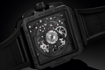 Men's watch / unisex  HUBLOT, Square Bang Unico All Black / 42mm, SKU: 821.CX.0140.RX | watchphilosophy.co.uk