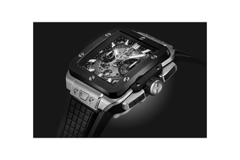 Men's watch / unisex  HUBLOT, Square Bang Unico Titanium Ceramic / 42mm, SKU: 821.NM.0170.RX | watchphilosophy.co.uk