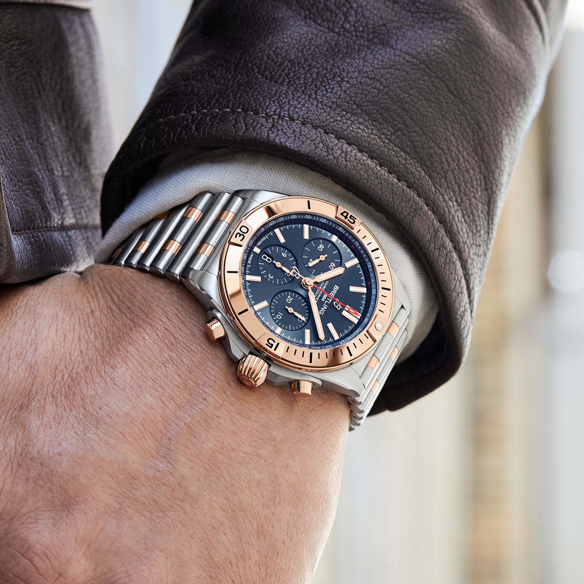 Men's watch / unisex BREITLING, Chronomat B01 / 42mm, SKU: UB0134101C1U1 | watchphilosophy.co.uk