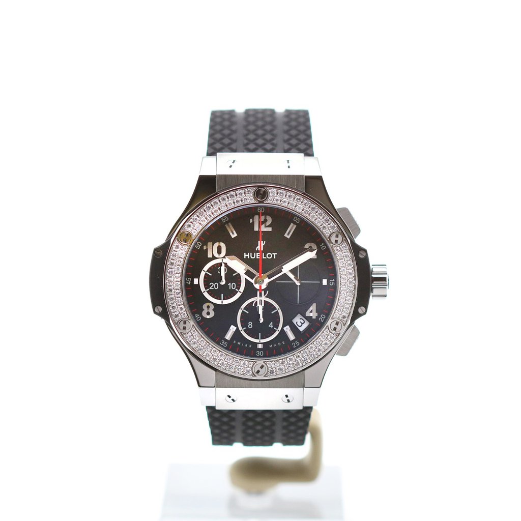 Men's watch / unisex HUBLOT, Big Bang Steel Diamonds / 41mm, SKU: 341.SX.130.RX.114 | watchphilosophy.co.uk