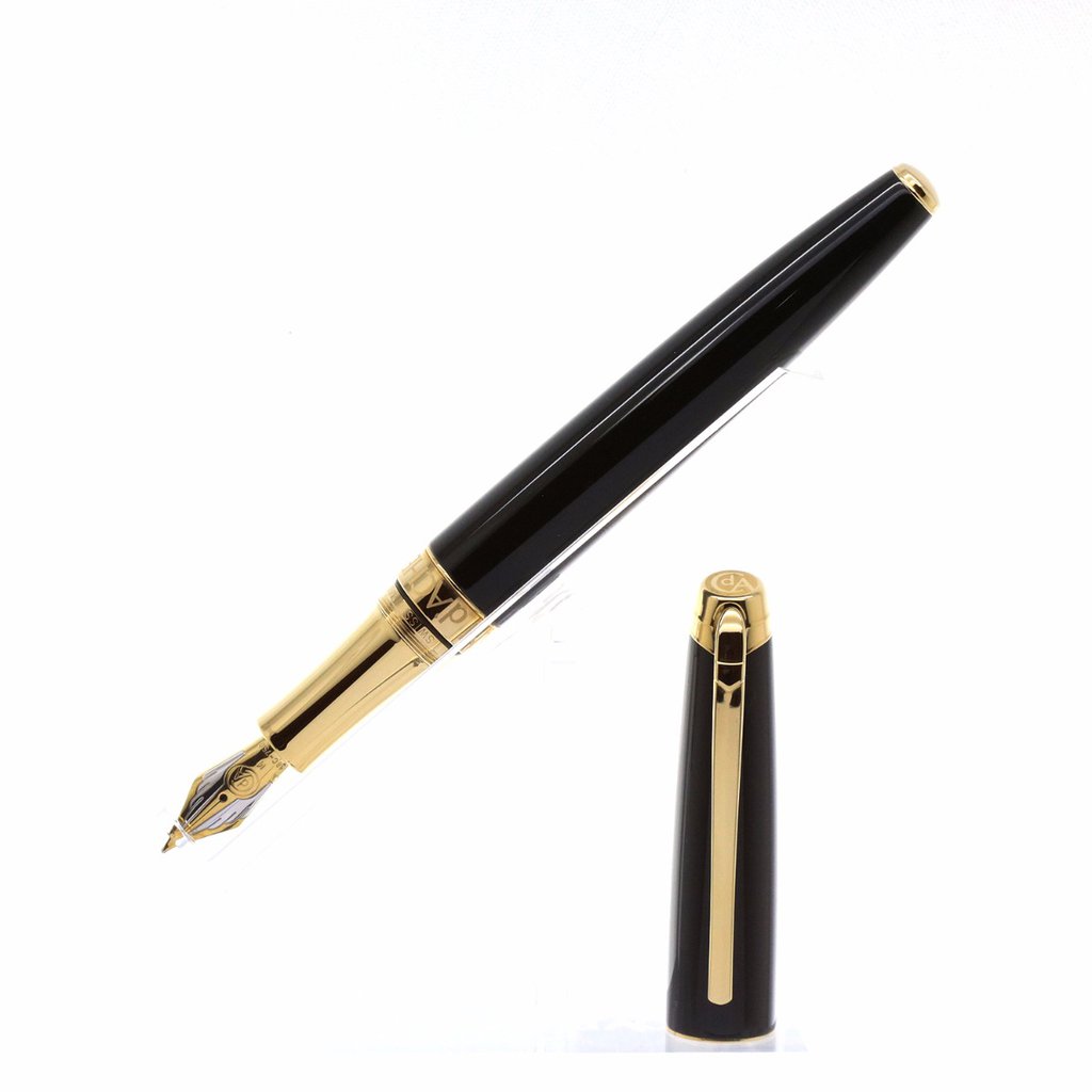 CARAN D’ACHE, Léman Ebony Black Fountain Pen, SKU: 4799.282 | watchphilosophy.co.uk