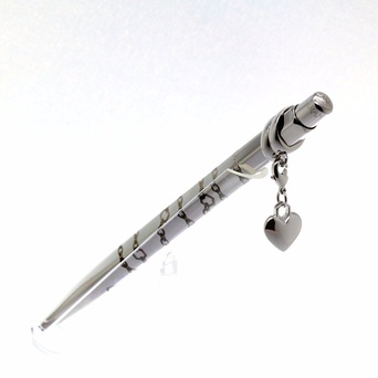CARAN D’ACHE, Ecridor Madmoiselle Heart Charm Ballpoint Pen, SKU: 890.101 | watchphilosophy.co.uk