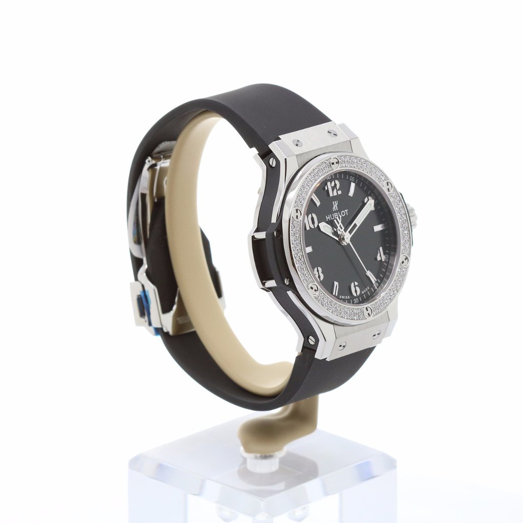 Men's watch / unisex HUBLOT, Big Bang Steel Diamonds / 38mm, SKU: 361.SX.1270.RX.1104 | watchphilosophy.co.uk